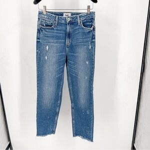 PAIGE Blue Straight Leg Jeans